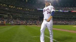 Thor strutting off the field after K'ing Harper with 99mph cheddar. 