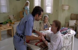 "My fingers hurt." "Well now your back's gonna hurt, cuz you just pulled landscaping duty."